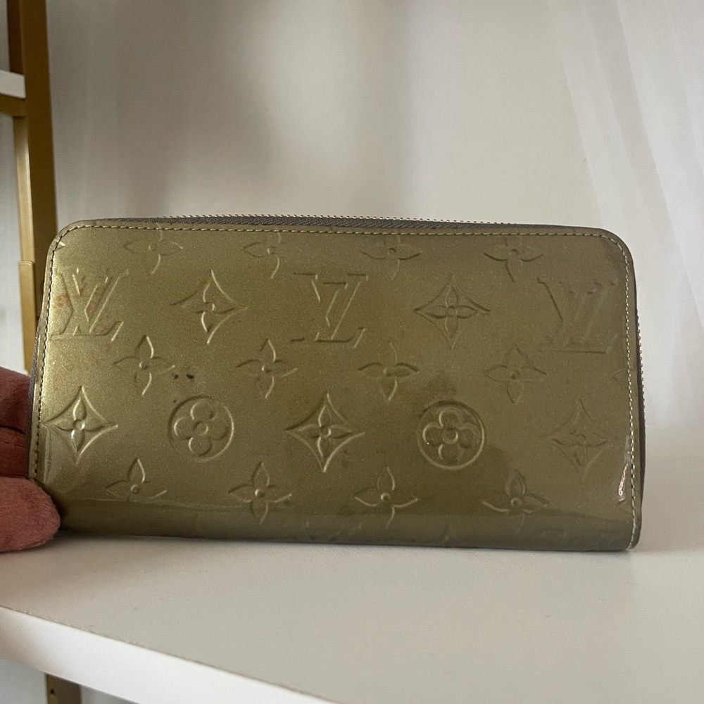 Louis Vuitton Olive Embossed Monogram Wallet